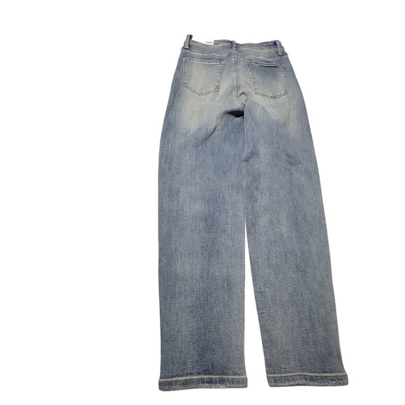 Insane Gene Hi-Rise Girlfriend Jeans Womens Size 28 Stretched Light Wash Denim - Picture 3 of 10